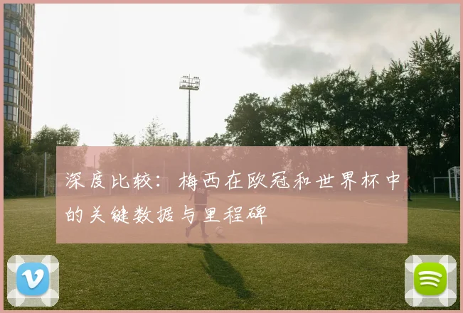 深度比较：梅西在欧冠和世界杯中的关键数据与里程碑